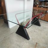 Table bureau moderniste gigante zambusi boccato X seccose Memphis 1980
