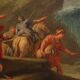 18th-century Italian panel painting, the Crossing of the Jordan