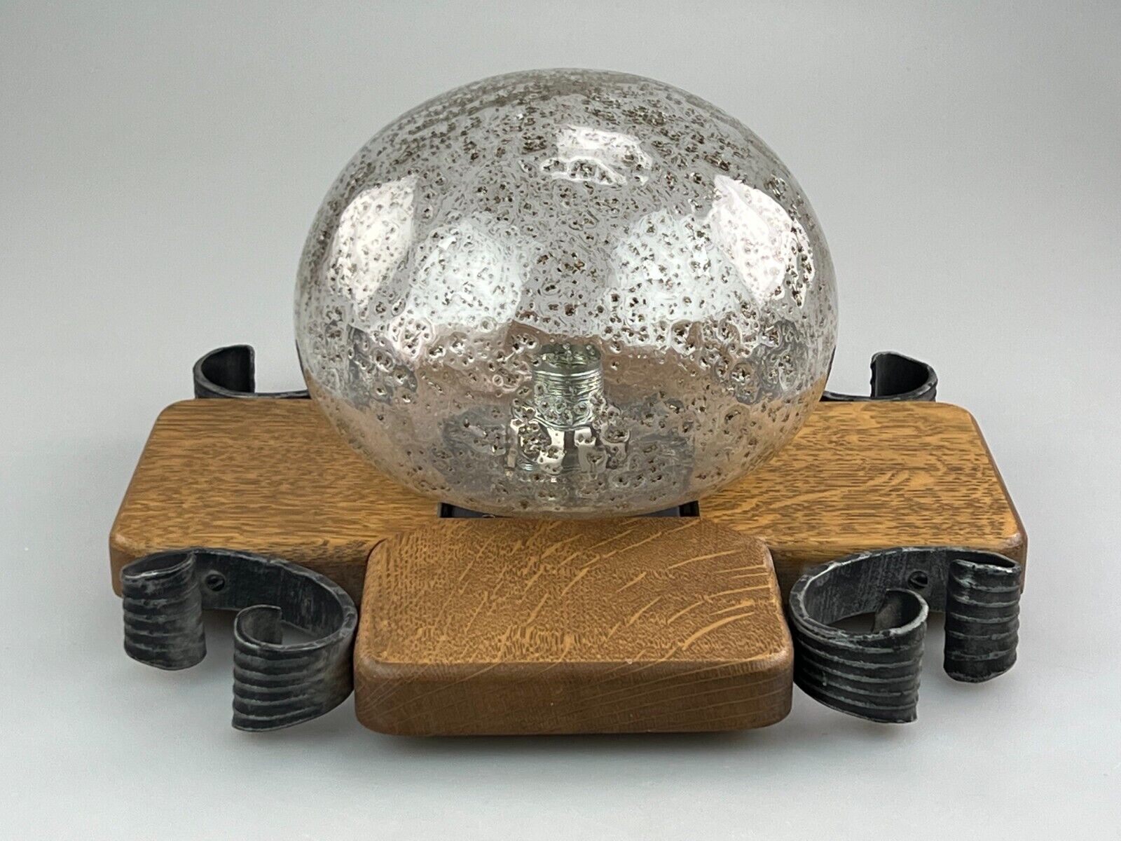 60s 70s wall lamp wall light glass Brutalist Kaiser Leuchten Germany