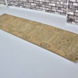 Beige Oushak Turkish Runner sku 2137
