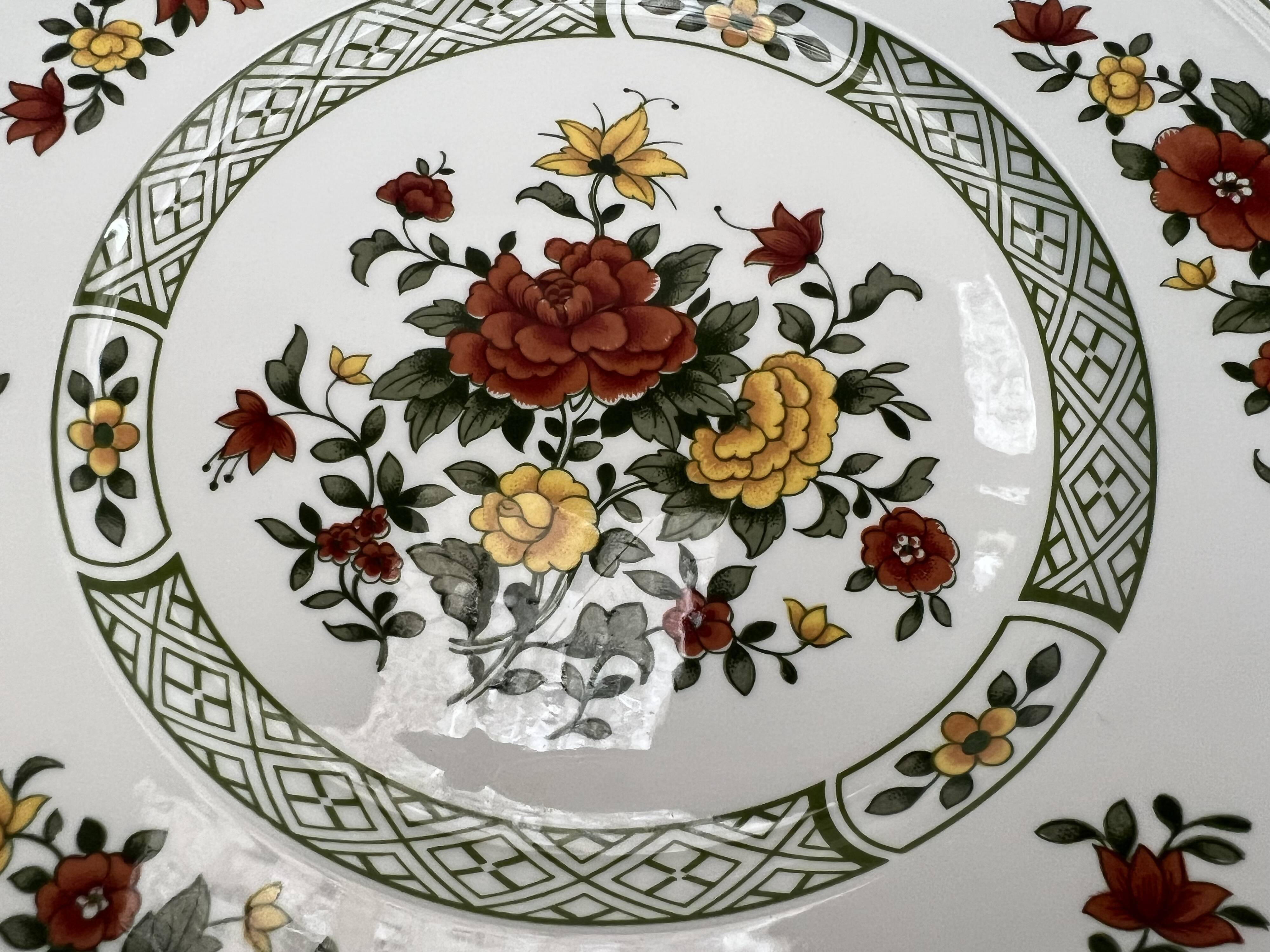 6 assiettes à dessert Villeroy Boch Summerday 21cm