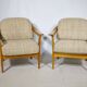 Cherrywood Club Chairs by Klaus Warzecha for Wilhelm Knoll, Set of 2, 1970s