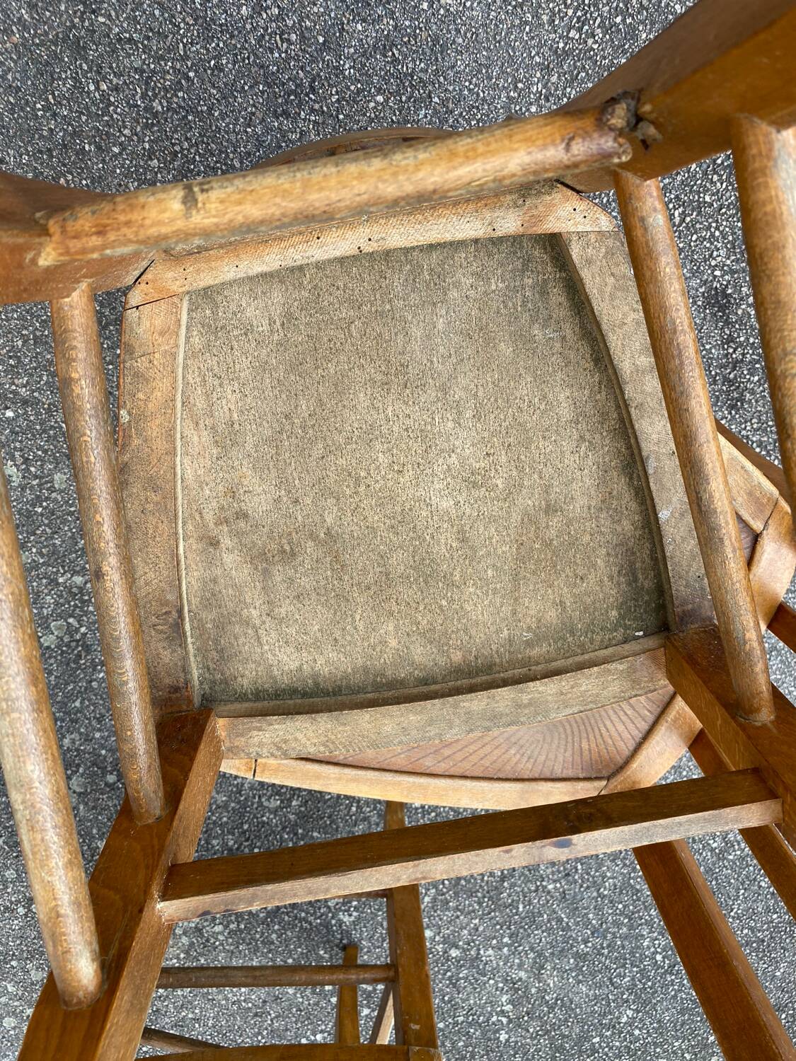 Set of 6 raw bistro chairs