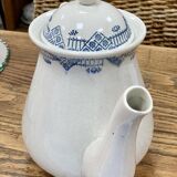 Iron earthenware teapot Gien service Fontenay