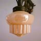 Art Deco iridescent glass and cast iron birds wall lamp 1940s