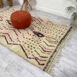 Handmade moroccan berber carpet 254 x 142 cm
