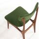Set of 4 dining chairs 'Cindy' - new upholstery - mid century modern - teak