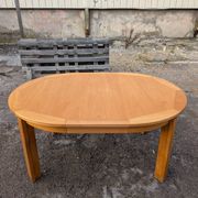 Dining table in elm from 1980