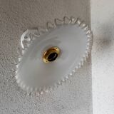 Vintage opaline lace wall light