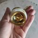 Small brass and alabaster vase