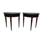 Pair of bedside half-moon