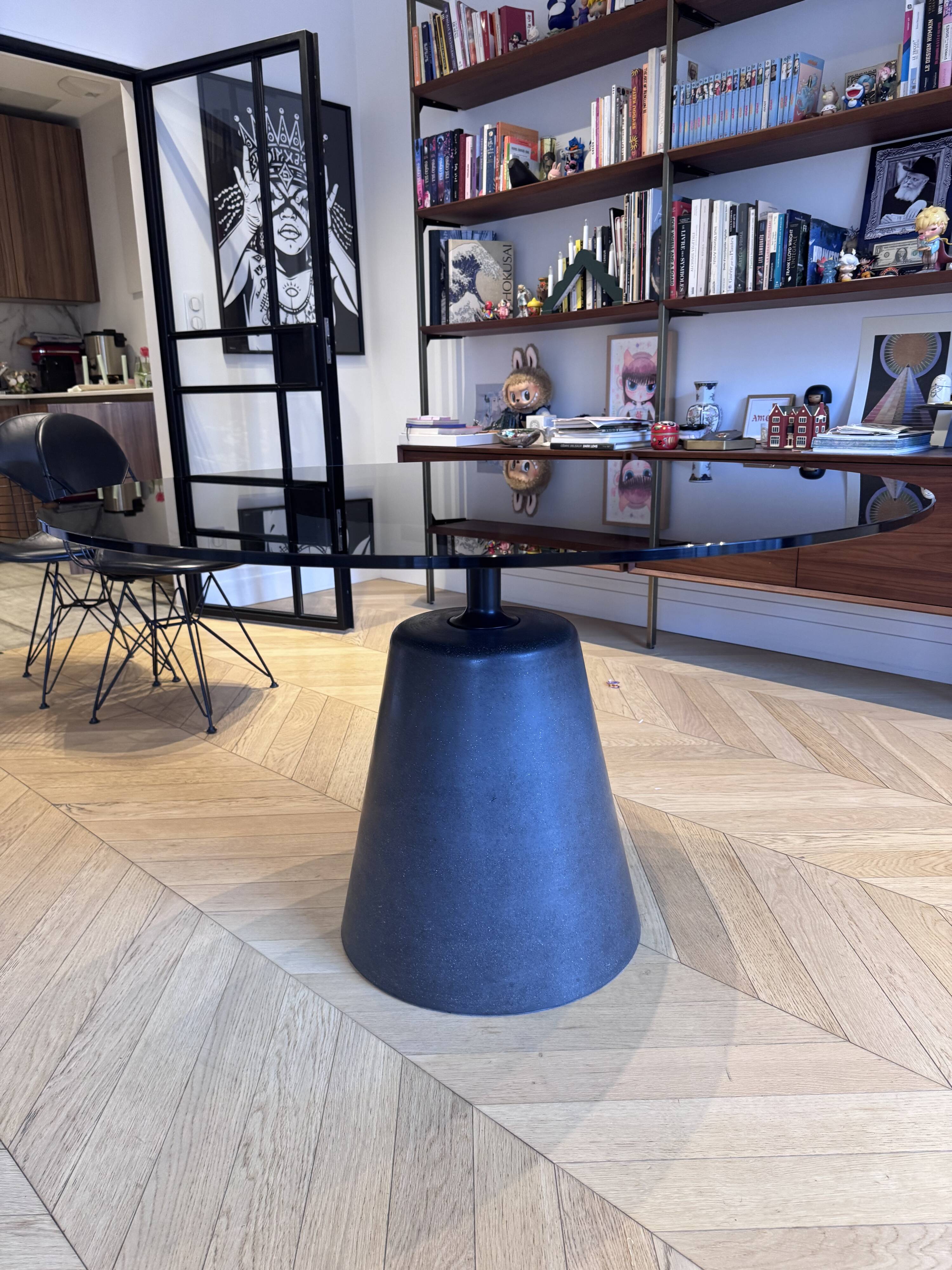 Rock table mdr italia jean marie massaud 120cm