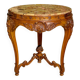 Louis XV Style Walnut Pedestal Table
