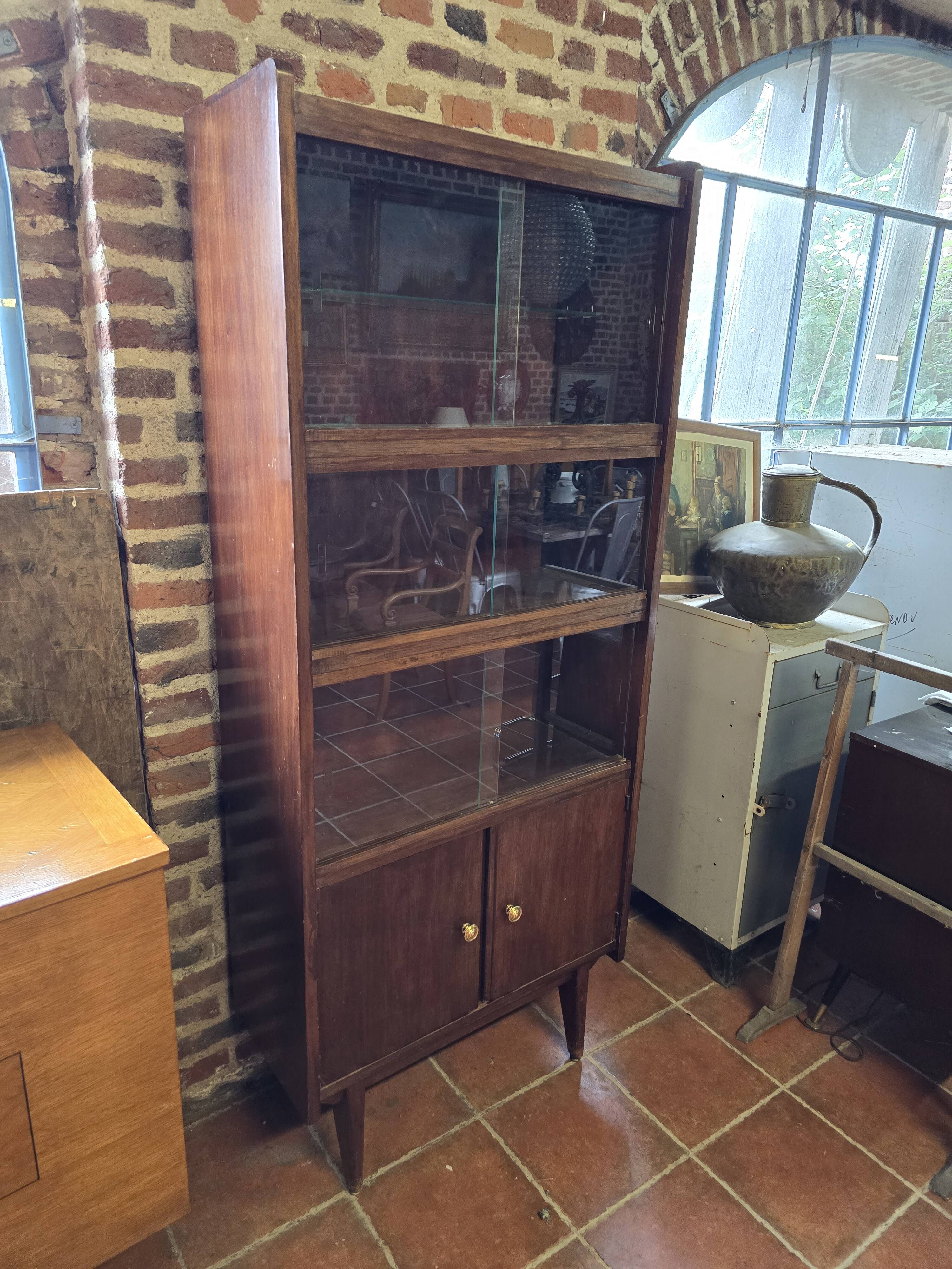 Vintage teak bookcase from the 60s