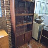 Bibliothèque vintage en teck des années 60