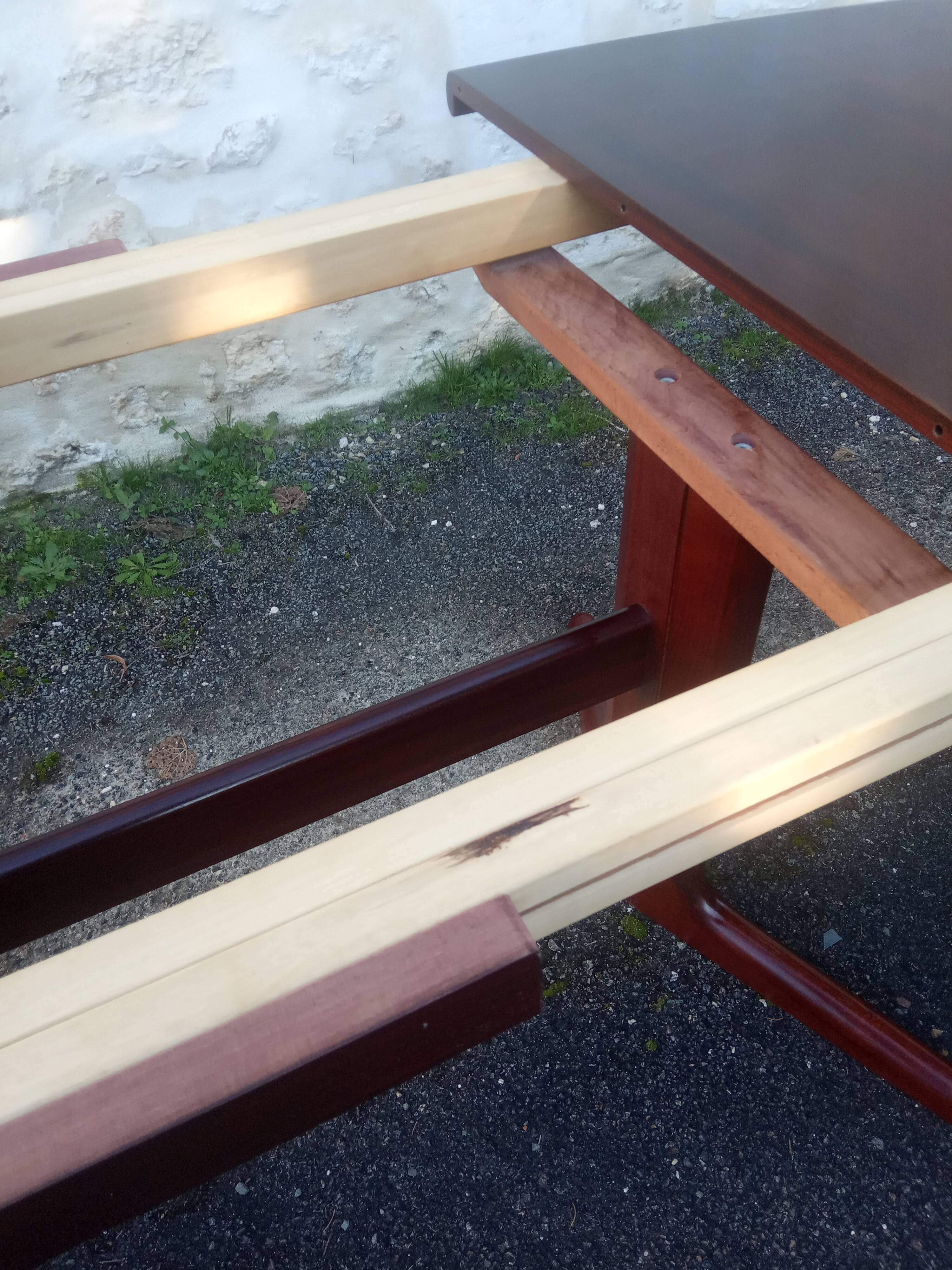 Stretchy vintage table Skovby Denmark 60s
