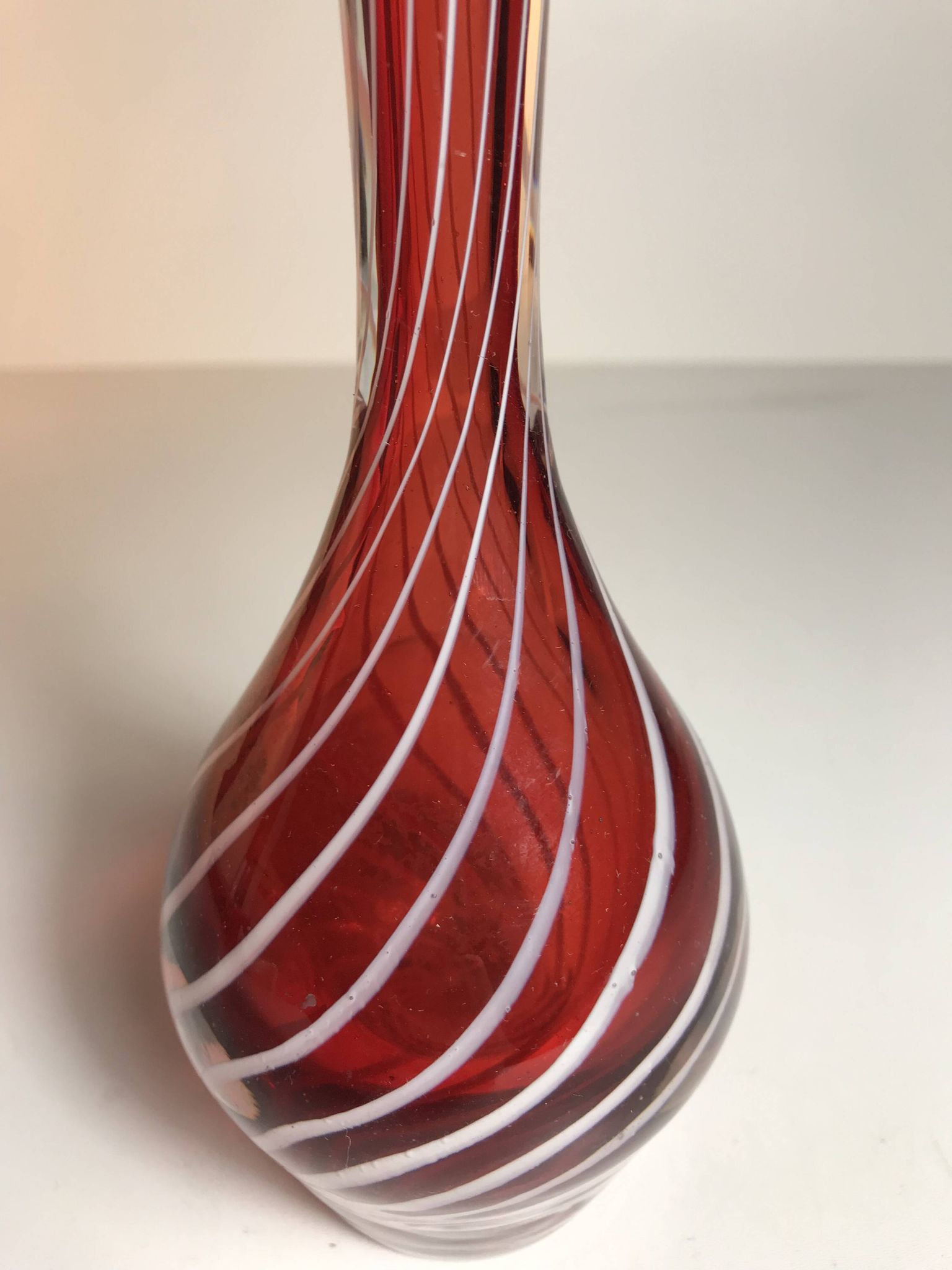 Murano Glass Vase Italy, The '70s