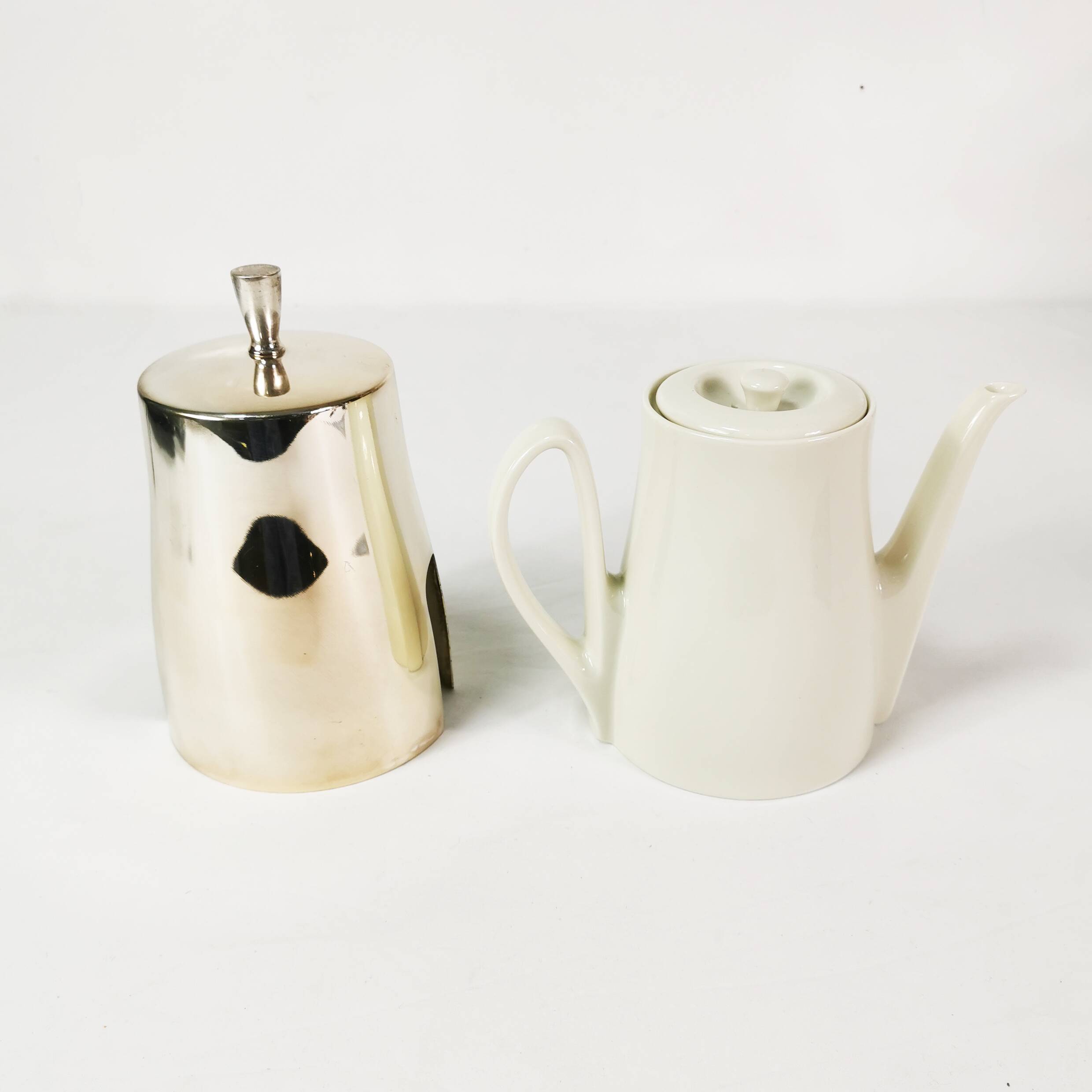 Art Deco jug with warmer, HKE, Germany, 1950s
