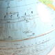 Globe terrestre Taride tripode en métal des années 60