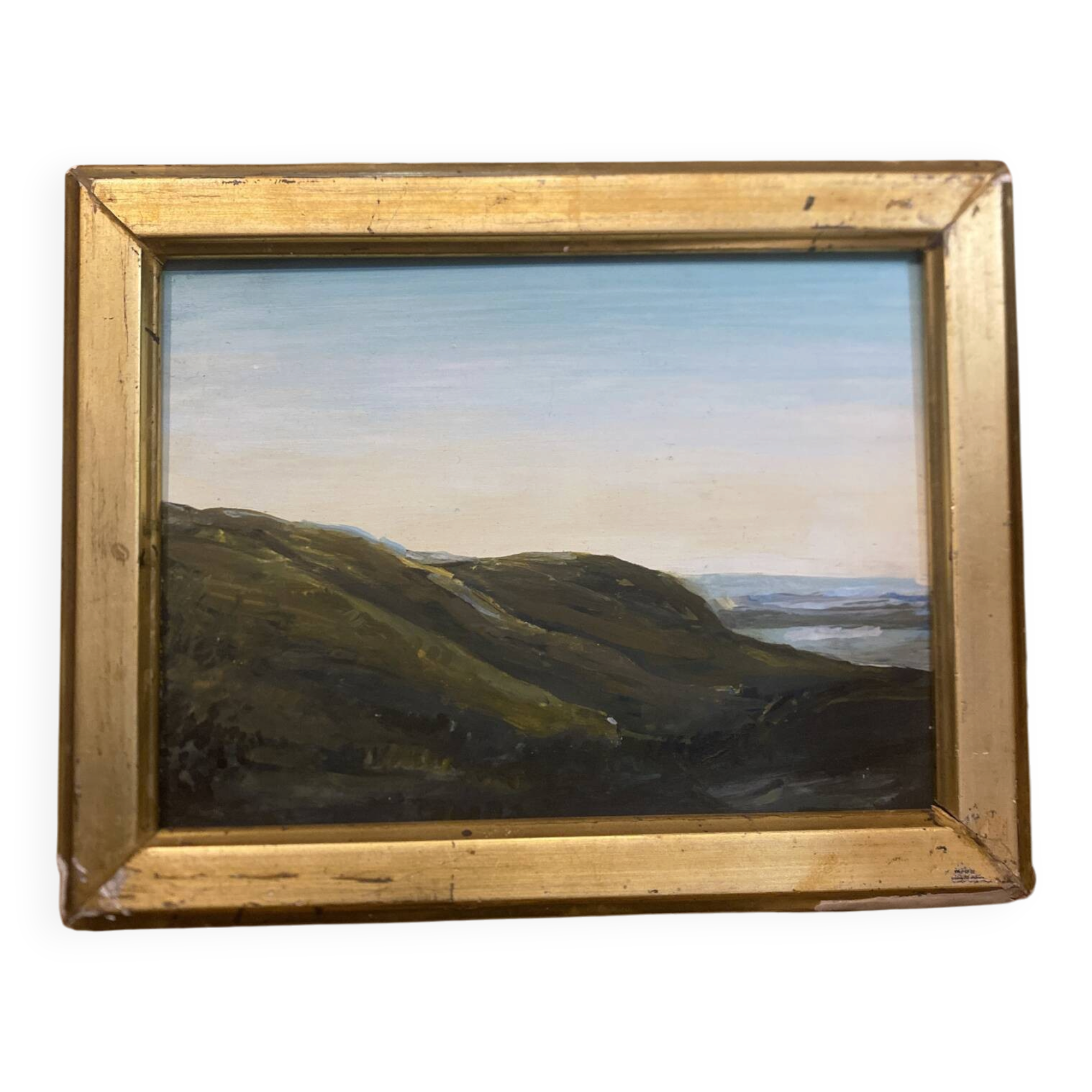 Framed nature painting / French artist