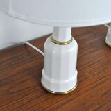 Lampes de table danoises classiques Heiberg en porcelaine