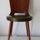 3 chaises baumann « dove » skaï amande