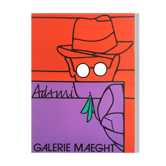 Valerio adami, galerie maeght, 1975. original poster printed in lithography