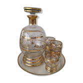 Ensemble carafe, verres et plateau