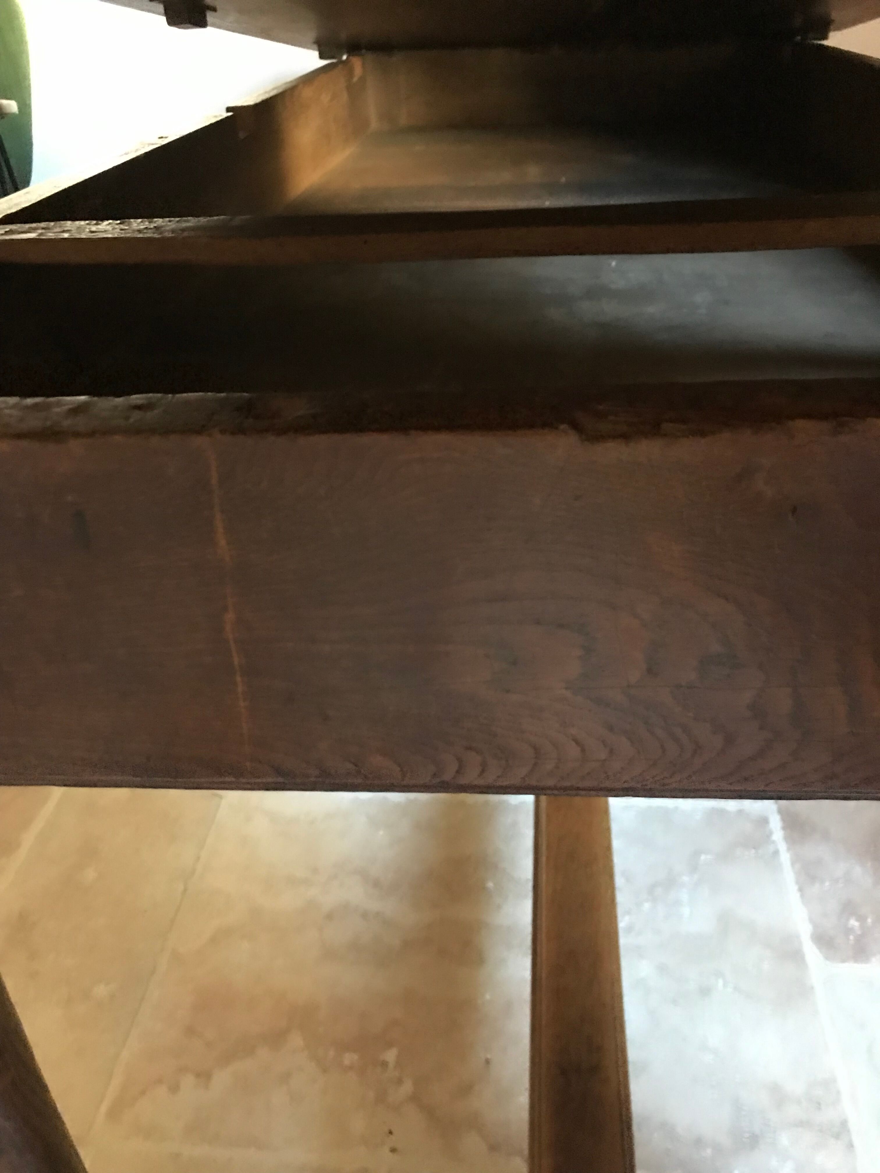 Extended farmhouse table