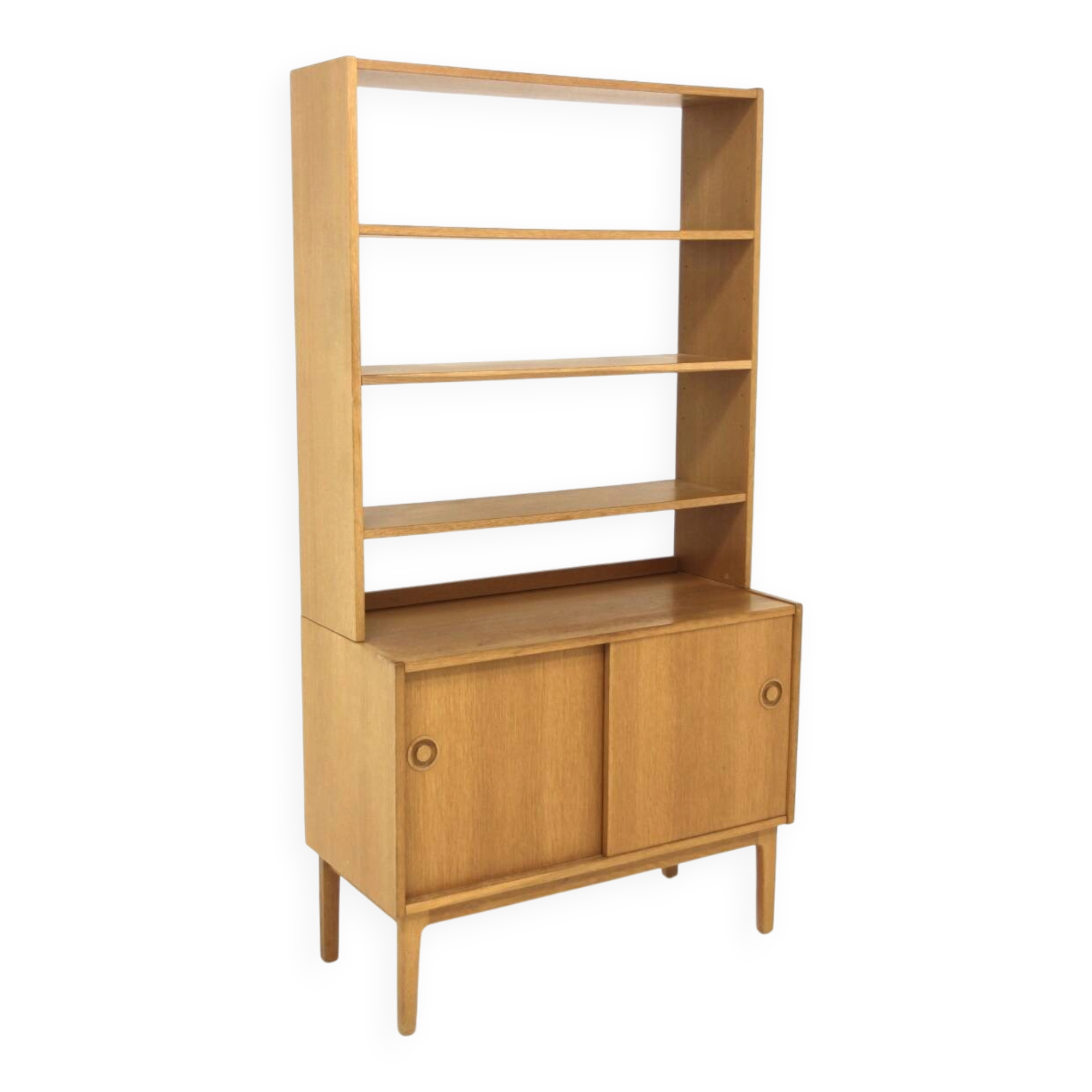 Scandinavian oak library, Sweden, 1960