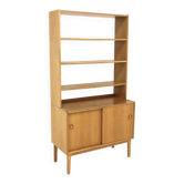 Bibliothèque scandinave en chêne, Suède, 1960