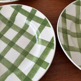 Set of 4 deep plates Moulin des Loups model Tablecloth
