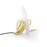 Lampe de Table • Banane Louie • Version Gold • Seletti • 2000