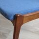 4 chaises vintage en teck, 1960 Danemark
