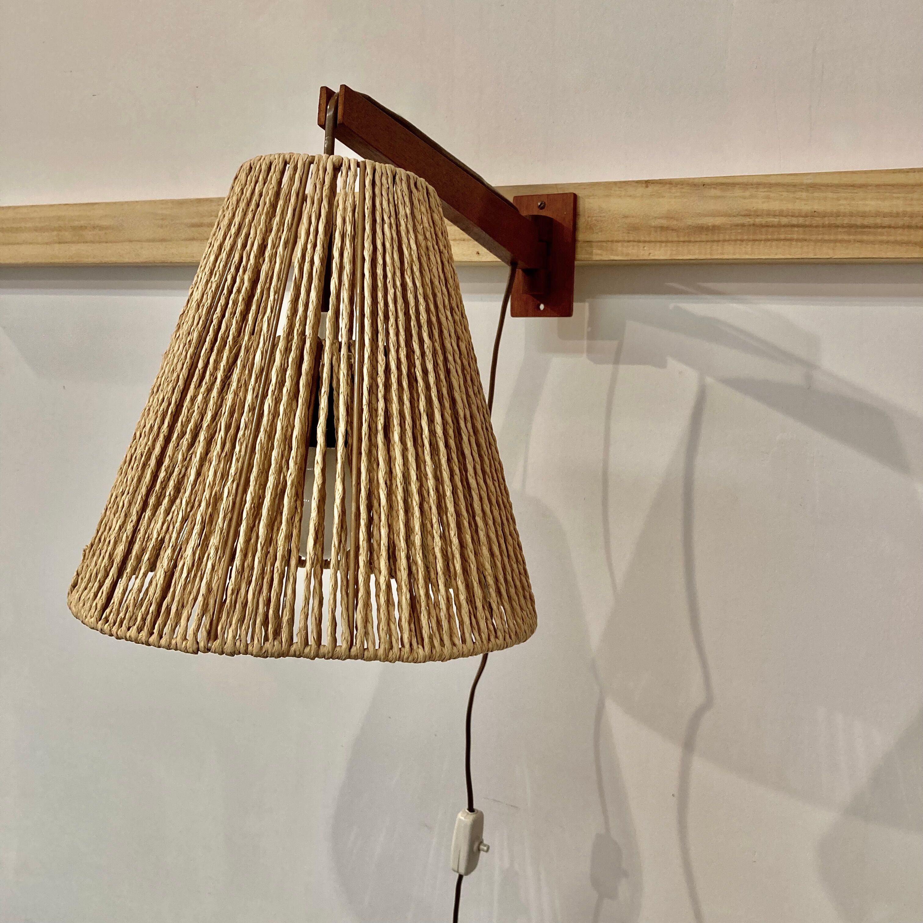 Modular wall lamp Scandinavian design 1950