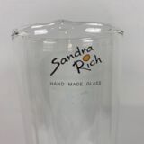 Handmade glass vase Sandra Rich 40cm