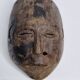 Antique carved wooden tribal mask, early-mid 20th century