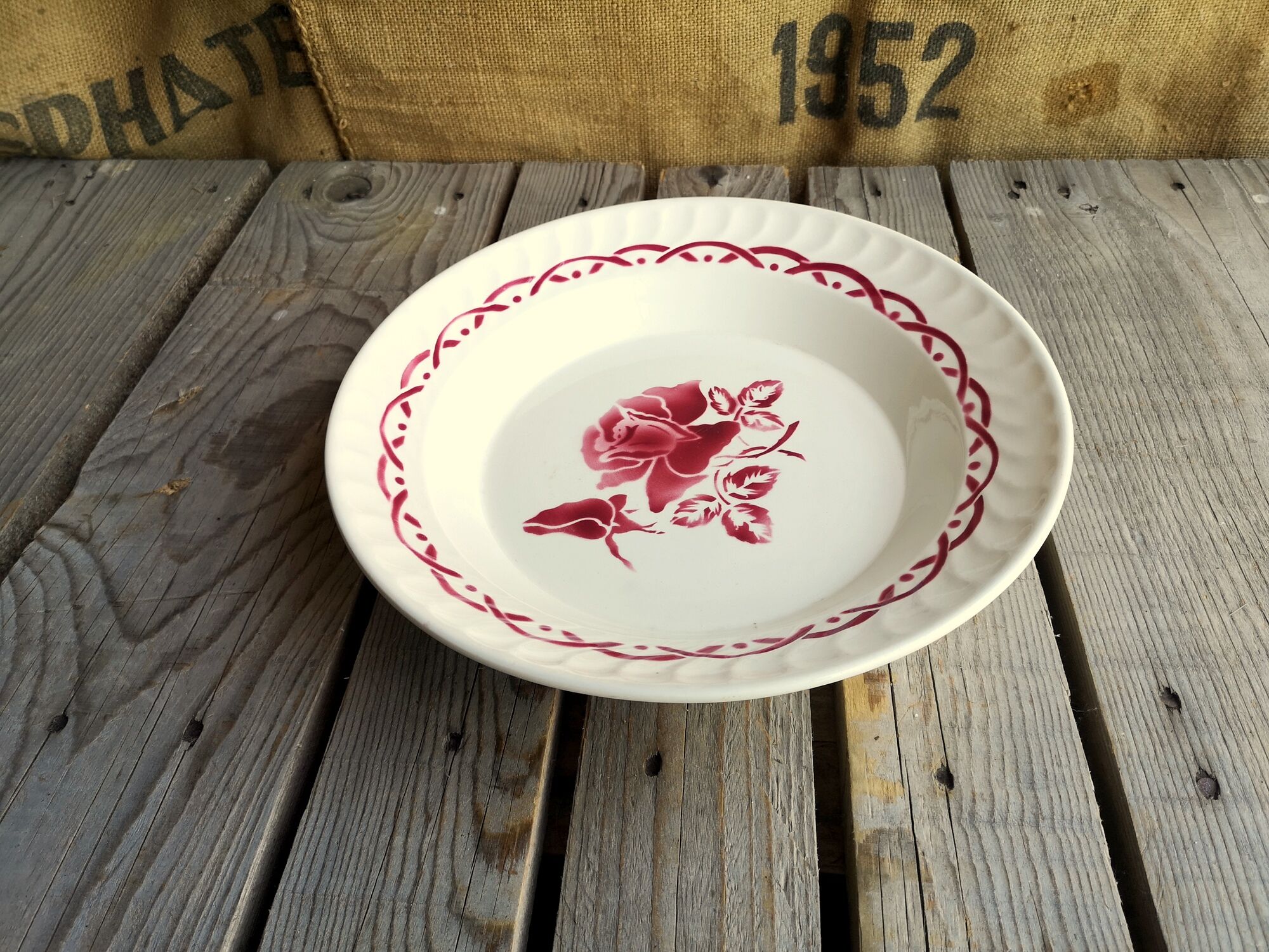 Digoin Sarreguemines plate