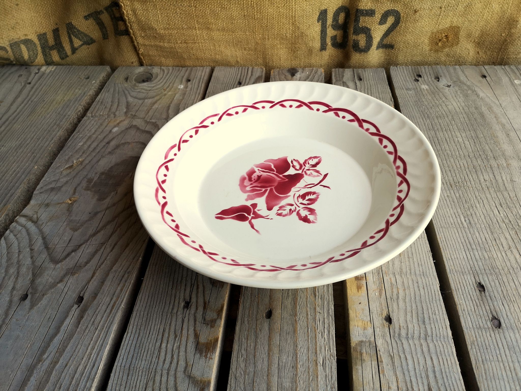 Digoin Sarreguemines plate