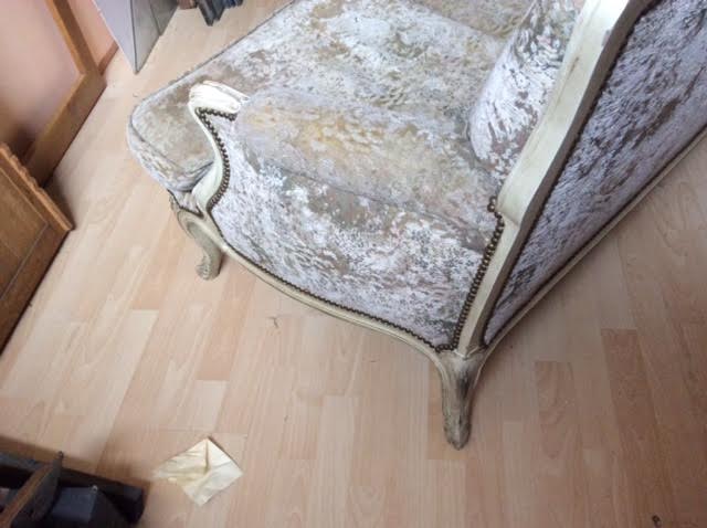 3-seater Louis XVI style sofa