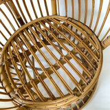 Fauteuil en rotin « Conte Biancamano » par Gio Ponti & Lio Carminati, années 1950