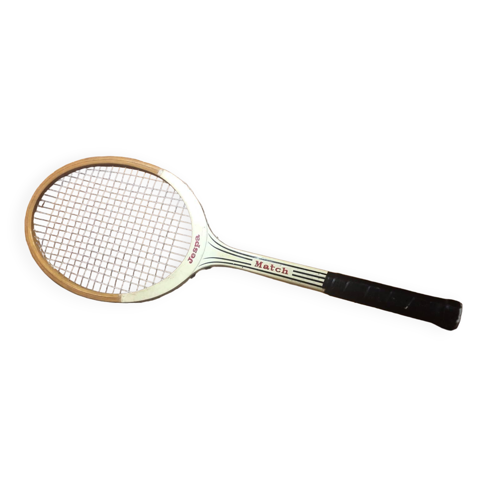 Old jespa match tennis racket vintage wood