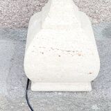 Lamp of the 70s in limestone