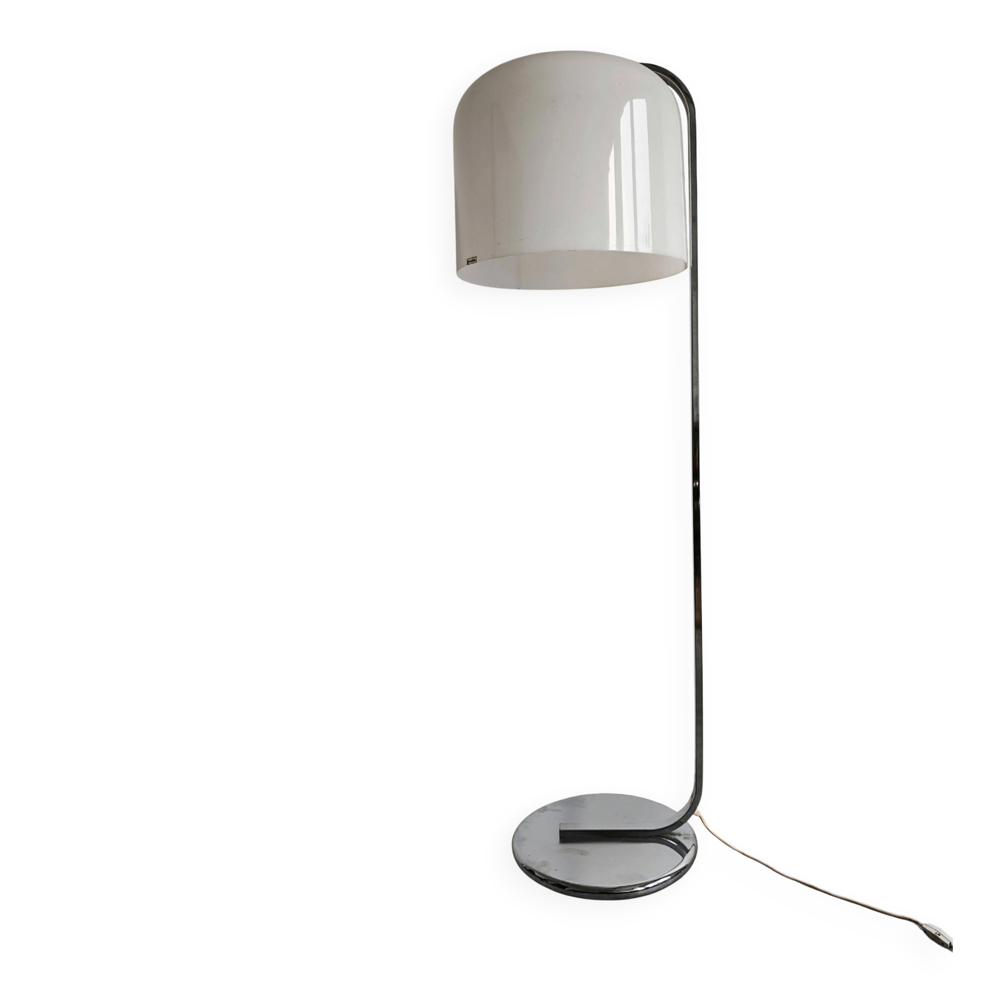MCM Alvise floor lamp by Luigi Massoni for Guzzini 1960s