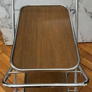 Vintage rolling dessert trolley