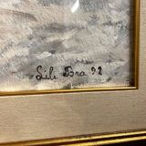 Lili Bra: Large Oil On Panel Signed And Dated Lower Right