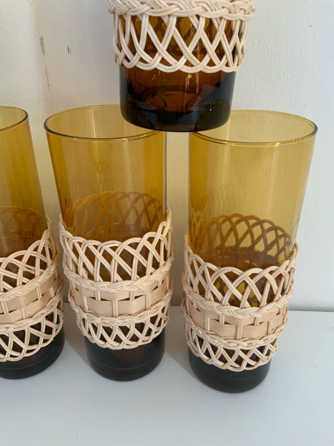 6 long drink glasses