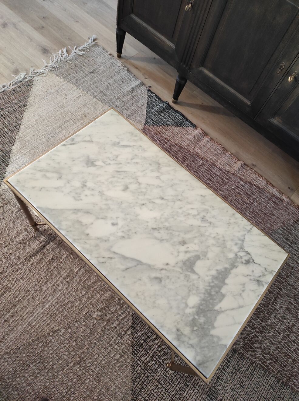 Marble coffee table