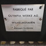 Typewriter olympia model oriette