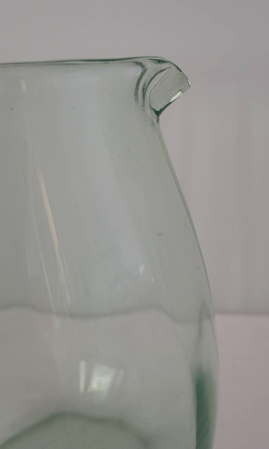 Blown glass carafe